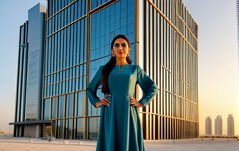 **
"A professional female architect in a modest, stylish dress, standing in front of a completed modern building in Dubai at sunset, fully clothed, appropriate attire, safe for work, perfect anatomy, correct proportions, professional photograph, family-friendly, high resolution, detailed architecture, warm lighting, clear sky."
**